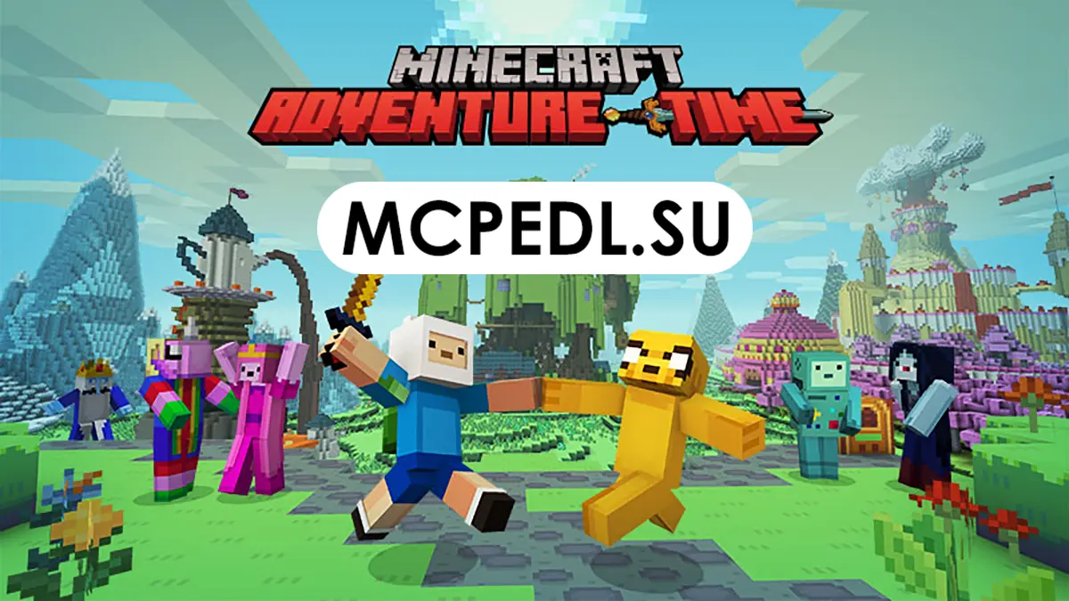 Adventure Time texture Pack for Minecraft PE