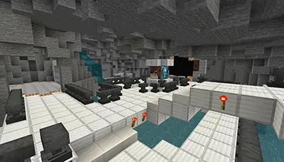 Batcave map for Minecraft PE