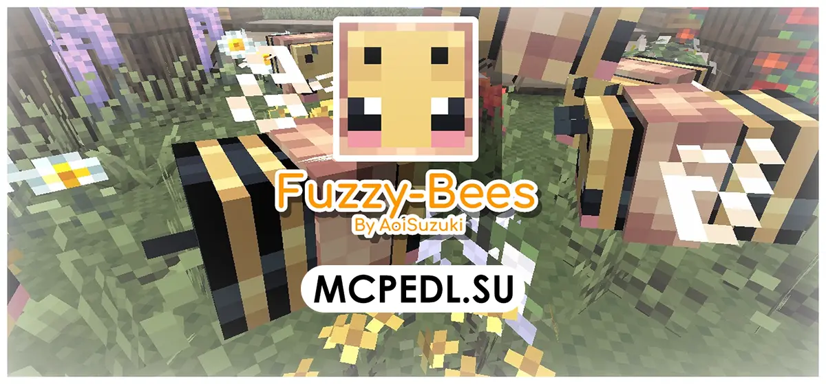 Bee texture pack for Minecraft PE