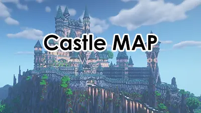 Castle map for Minecraft PE