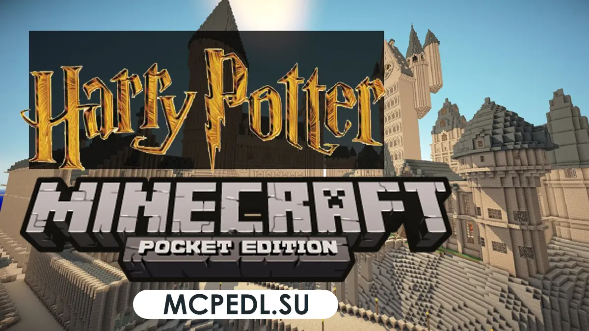 Harry Potter Minecraft PE Map Cover