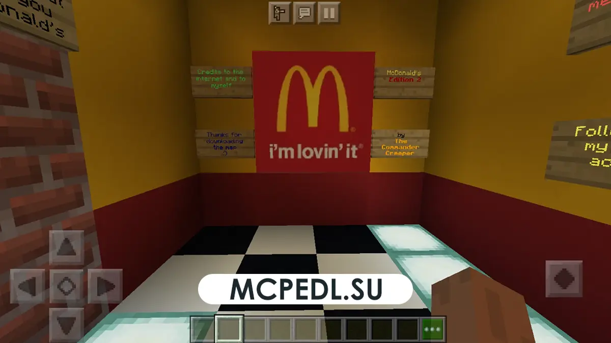 McDonalds Map for Minecraft PE